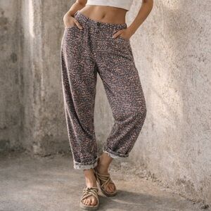One Teaspoon Azteca leopard slouch jeans